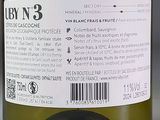 a bottle of wine with a label on it