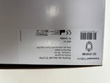 a close up of the back of a box with a sticker on it
