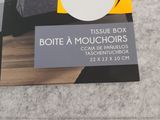 packaging for a tissue box with a picture of a cat on it