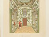 an image of a drawing of a woman in a room
