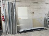 a picture of a room that has a lot of construction materials in it