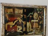 a picture of a painting hanging on the wall of a room