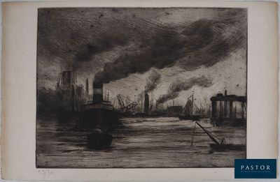 une image représentant un dessin en noir et blanc d'un bateau sur l'eau
