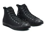 converse all star leather hi top black