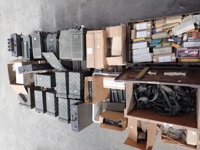 a lot of boxes and boxes on the floor