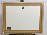 a picture of an easel with a painting on it