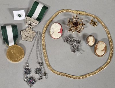 a lot of items that are laying out on the table