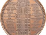 an image of a bronze medal with the names of all the people in the world
