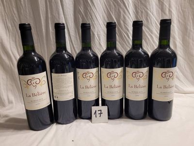 6 bouteilles LA BELIERE MISE BARON PHILIPE DE ROTHSCHILD 200…