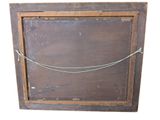 a picture of an old wooden frame with a rope on it