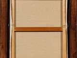 a close up of a picture frame with a window in it