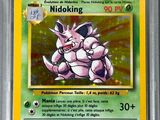 a close up of a pokemon card on a white background
