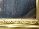 a picture of a painting on the wall of a room