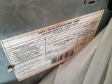 a label on the inside of a machine that is not working