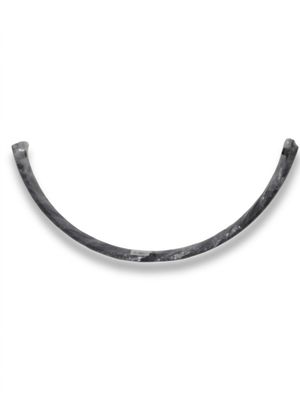 an image of a close up of a metal object on a white surface