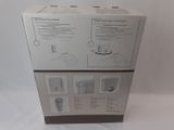 packaging for a microwave with instructions on the side of the box
