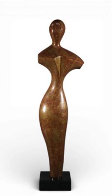 Xavier ALVAREZ (1949). Isis. Epreuve en bronze à patine nuan…