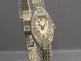 une photo d'une montre-bracelet pour femme sertie de diamants
