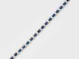 un bracelet en saphir et diamant