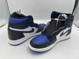 Nike Air Jordan 1 Mid noir, bleu et blanc