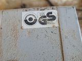 a metal box with a number on it sitting on a table