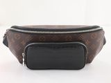 Sac banane Louis Vuitton en toile Monogram et cuir