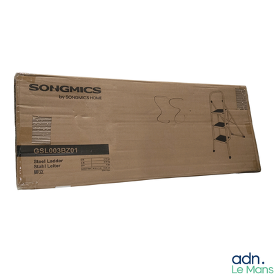une photo d'une boîte en carton portant le logo Songmics