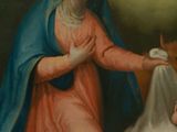 an image of a painting of a woman with a cat