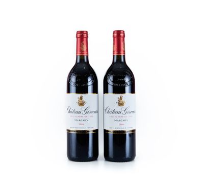 deux bouteilles de vin rouge sur fond blanc
