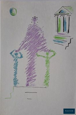 un dessin représentant une personne assise sur une chaise