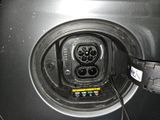a car that has an electrical plug in it