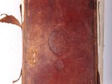 an old book that has been left on the table