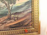 a picture of a painting on the wall of a room