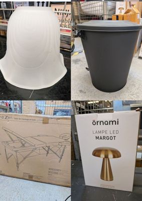 FORT ENSEMBLE DE PETITS MOBILIERS ET DECORATIONS (environ 1m3)  DONT L - Photo 1