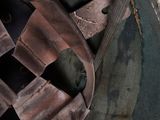 a close up of a helmet with a strap on it