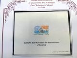 a picture of a stamp with a picture of a ship on it