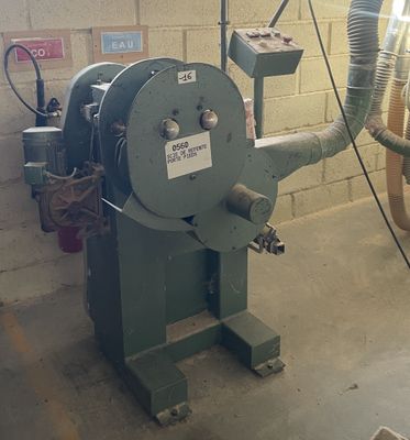 a machine that is sitting inside of a building