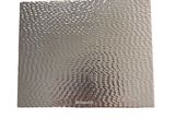 a close up of a piece of metal on a white background