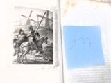 un livre avec une image représentant un homme à cheval et une image représentant un homme à cheval