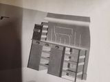 a black and white photo of a picture of a building