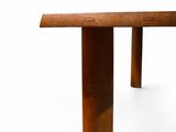 an image of a wooden table on a white background