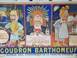 affiche française représentant un couple de personnages de dessins animés sur un plan de travail de cuisine