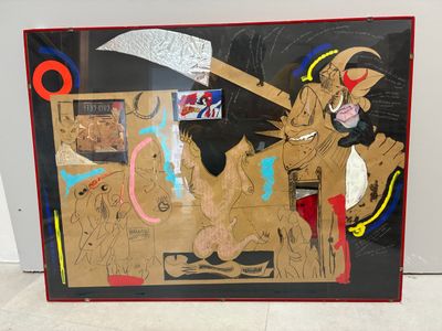 Mario BARIONA (1931) - "Del Preserde" technique mixte, colla…