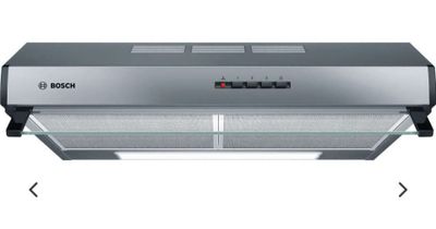 bosch 60cm stainless steel range hood with led lights