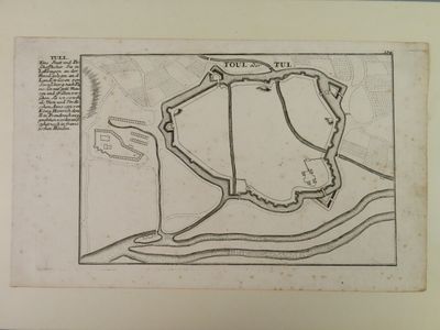 drawing of a map of a town with a river and a bridge
