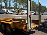 a truck that is parked in a parking lot