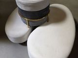two stools that are sitting next to each other on the floor