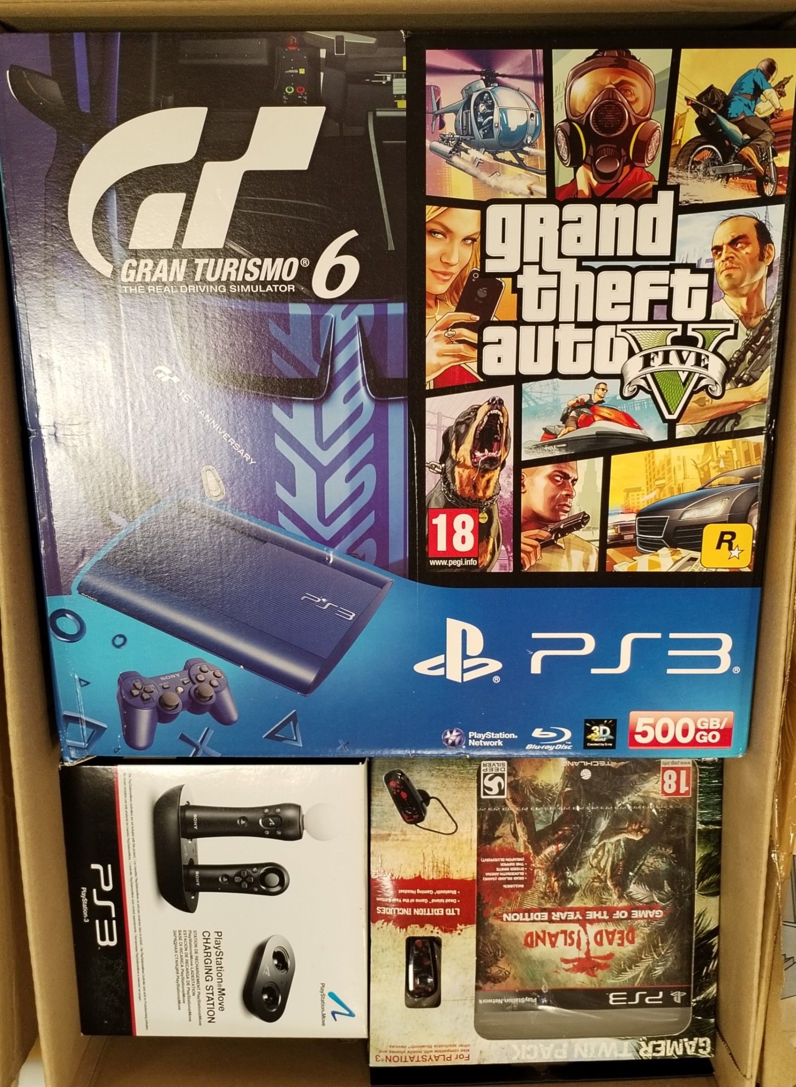 [PS3]. Réunion de jeux, consoles, manettes pour PS3.