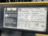 a close up of a sign on the side of a truck
