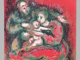 an image of a drawing of a woman holding a baby